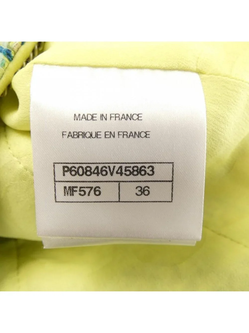Chanel Collarless Jacket Blue